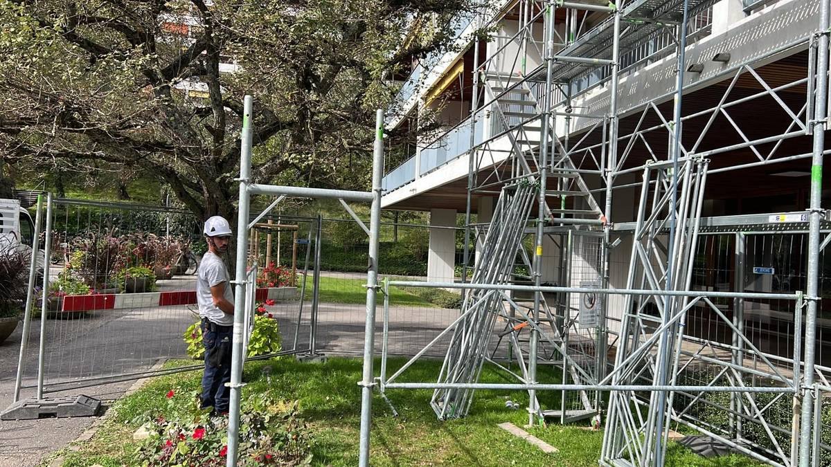 Chantier Grand-Saconnex — vue générale